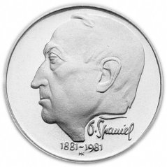 Strieborná minca 100 Kčs Otakar Španiel | 1981 | Proof