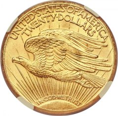 Gold coin 20 Dollar American Double Eagle | Saint Gaudens | 1929