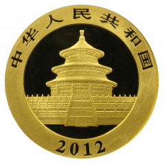 Zlatá investiční mince Panda 1 Oz | 2012