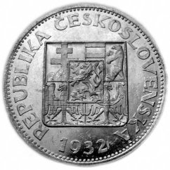 Silver coin 10 CZK | 1932