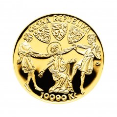 Zlatá mince 10000 Kč Kněžna Ludmila | 2021 | Proof