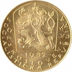 Zlatá mince 1 Dukát | 1982 | 600. výročí úmrtí Karla IV.