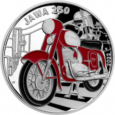 Silver coin 500 CZK Motocykl Jawa 250 | 2022 | Proof