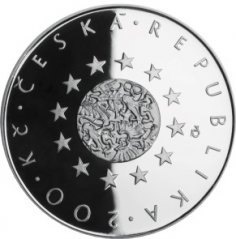 Stříbrná mince 200 Kč České předsednictví Evropské unie | 2009 | Standard