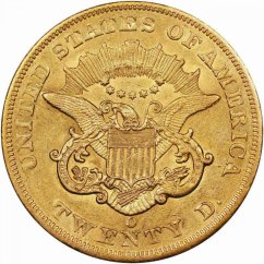 Zlatá mince 20 Dollar American Double Eagle | Liberty Head | 1860