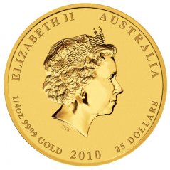 Gold coin Tiger 1/4 Oz | Lunar II | 2010