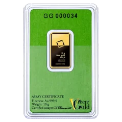 10g Gold Bar | Valcambi | Green Gold