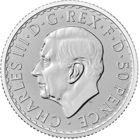 Stříbrná investiční mince Britannia 1/4 Oz | Charles III | 2024