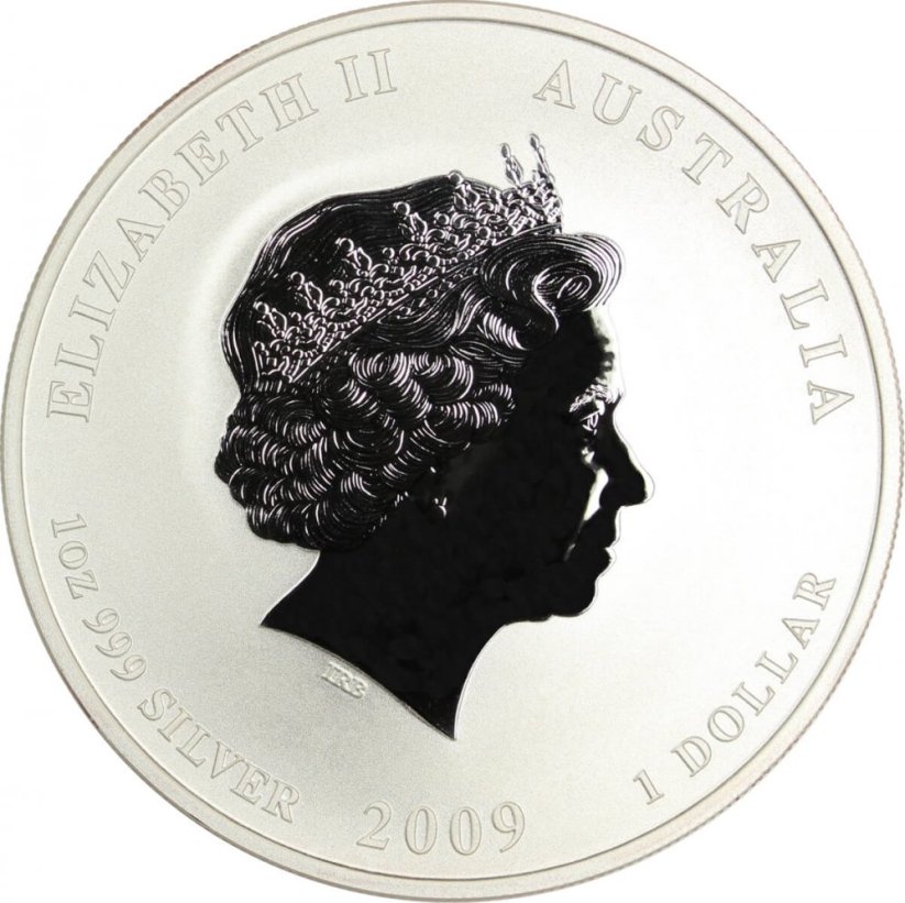 Stříbrná investiční mince Rok Buvola 1 Oz | Lunar II | 2009