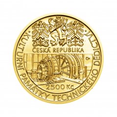 Zlatá minca 2500 Kč Důl Michal v Ostravě | 2010 | Standard
