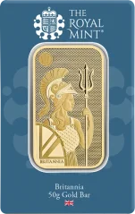 50g Złota Sztabka | The Royal Mint | Britannia