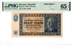 Bankovka 10 Korún | 1939 | EPQ 65