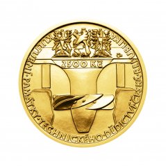 Zlatá minca 2500 Kč Zdymadlo na Labi pod Střekovem | 2009 | Standard