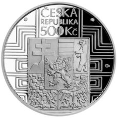 Strieborná minca 500 Kč Schválení československé ústavy | 2020 | Proof