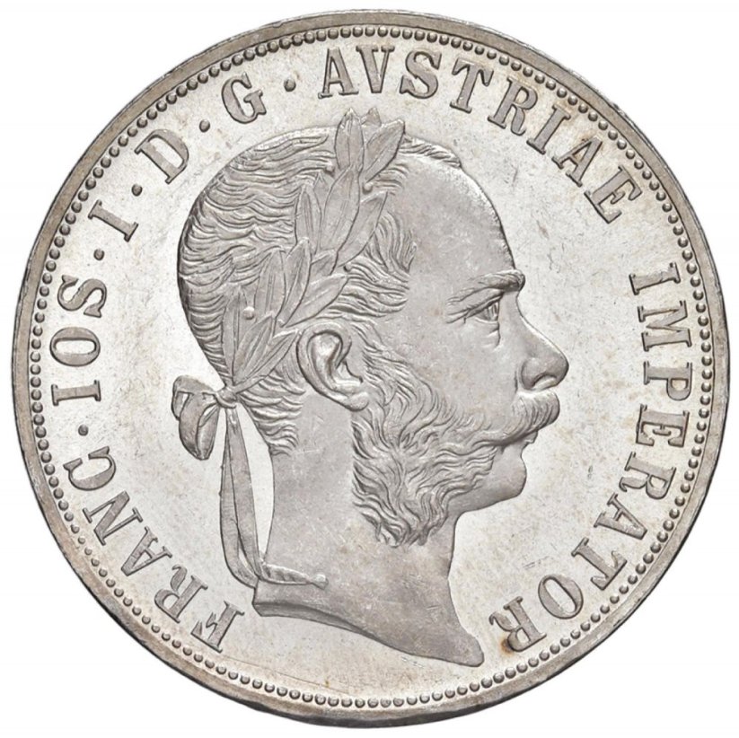 Silver coin 2 Florin Franz-Joseph I. | Austrian mintage | 1863 A