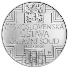 Stříbrná mince 500 Kč Schválení československé ústavy | 2020 | Standard