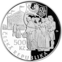 Silver coin 500 CZK Václav Thám | 2015 | Proof