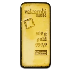500g investiční zlatý slitek | Valcambi | Litý slitek