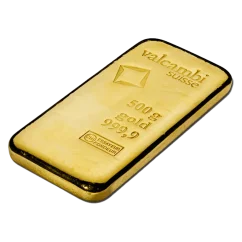 500g investiční zlatý slitek | Valcambi | Litý slitek