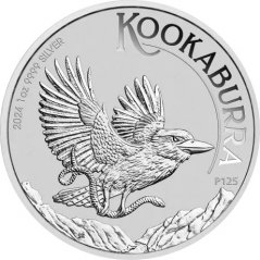 Stříbrná investiční mince Kookaburra 1 Oz | 2024