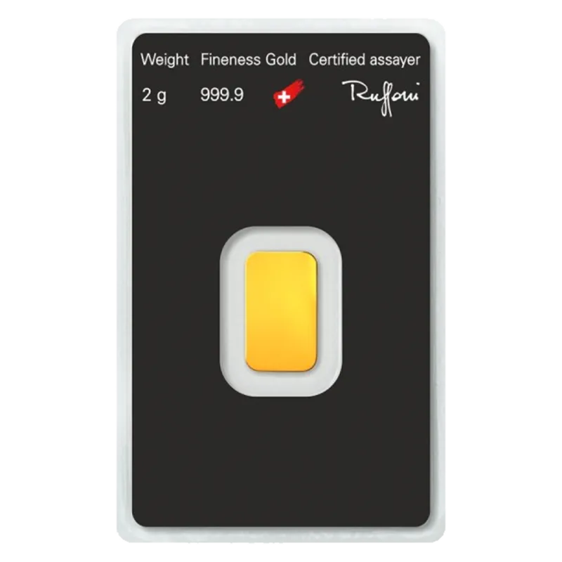 2g Gold Bar | Argor-Heraeus