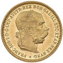 Złota Moneta 10 Koron Franciszek Józef I. | Austriacki | 1906
