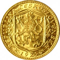 Zlatá mince Svatováclavský 1 Dukát | 1925
