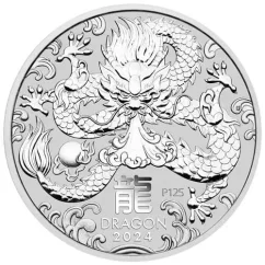 Stříbrná investiční mince Rok Draka 1 Oz | Lunar III | 2024