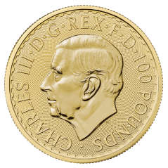 Zlatá investičná minca Britannia 1 Oz | Charles III | 2023
