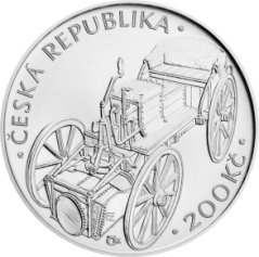 Silver coin 200 CZK Josef Božek předvedl parovůz | 2015 | Standard