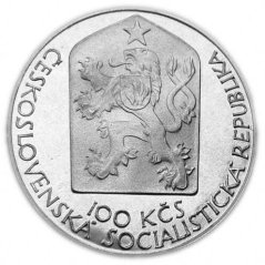Silver coin 100 CSK Národní divadlo | 1983 | Proof