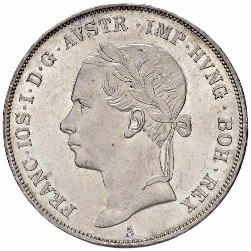 Silver coin 1 tolar Franz-Joseph I. | Austrian mintage | 1850 A