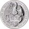 Stříbrná investiční mince Red Dragon 10 Oz | Queens Beasts | 2018