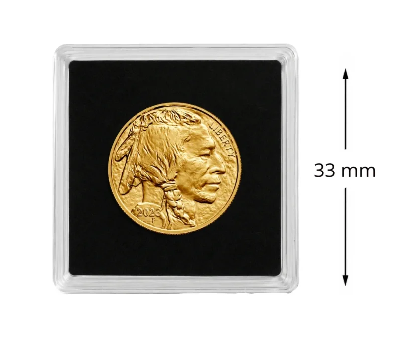 Čtvercová kapsle | 33 mm | Balíček 10ks