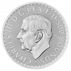 Strieborná investičná minca Britannia 1 kg | Charles III | 2023