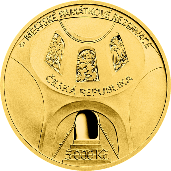 Zlatá mince 5000 Kč Město Hradec Králové | 2023 | Proof