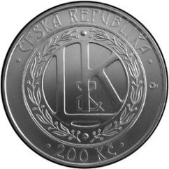 Silver coin 200 CZK První automobil v Mladé Boleslavi | 2005 | Standard