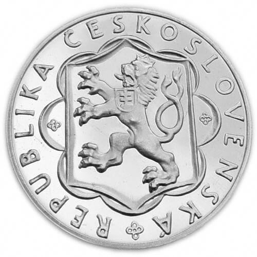 Stříbrná mince 25 Kčs 10 let SNP | 1954 | Standard
