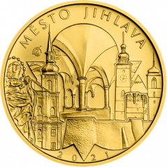 Zlatá minca 5000 Kč Mesto Jihlava | 2021 | Standard