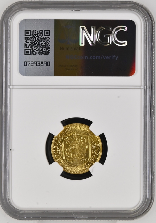 Gold coin St. Wenceslas 1 Ducat | 1926 | NGC | MS 64