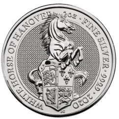 Silver coin White Horse 2 Oz | Queens Beasts | 2020