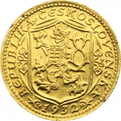 Zlatá mince Svatováclavský 1 Dukát | 1932