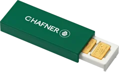 25 x 1g Gold Bar | C.Hafner | SmartBox