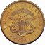 Zlatá mince 20 Dollar American Double Eagle | Liberty Head | 1862