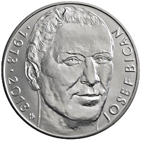 Stříbrná mince 200 Kč Josef Bican | 2013 | Standard