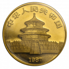 Zlatá investičná minca Panda 1 Oz | 1987