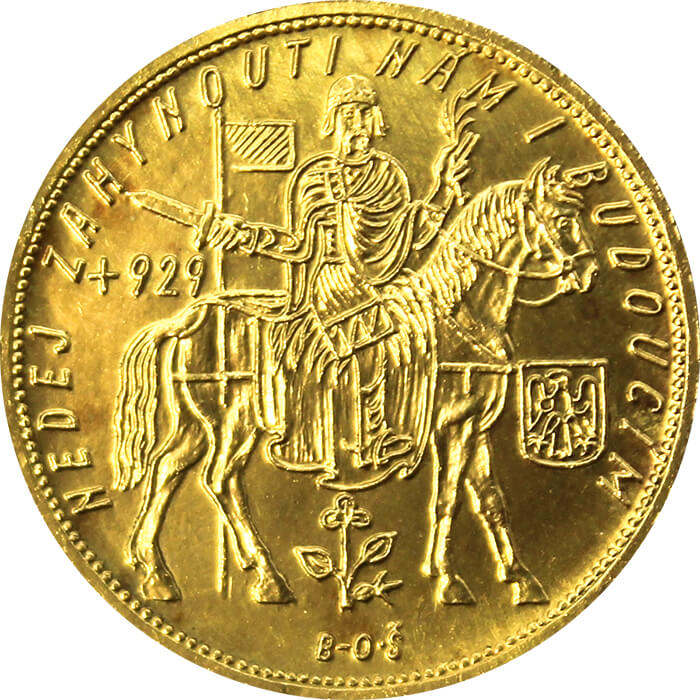 Gold coin St. Wenceslas 5 Ducat | 1932