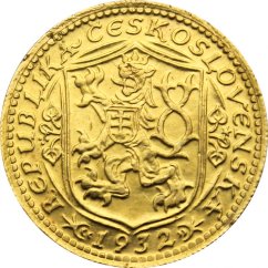 Gold coin St. Wenceslas 1 Ducat | 1932