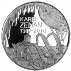Stříbrná mince 200 Kč Karel Zeman | 2010 | Standard