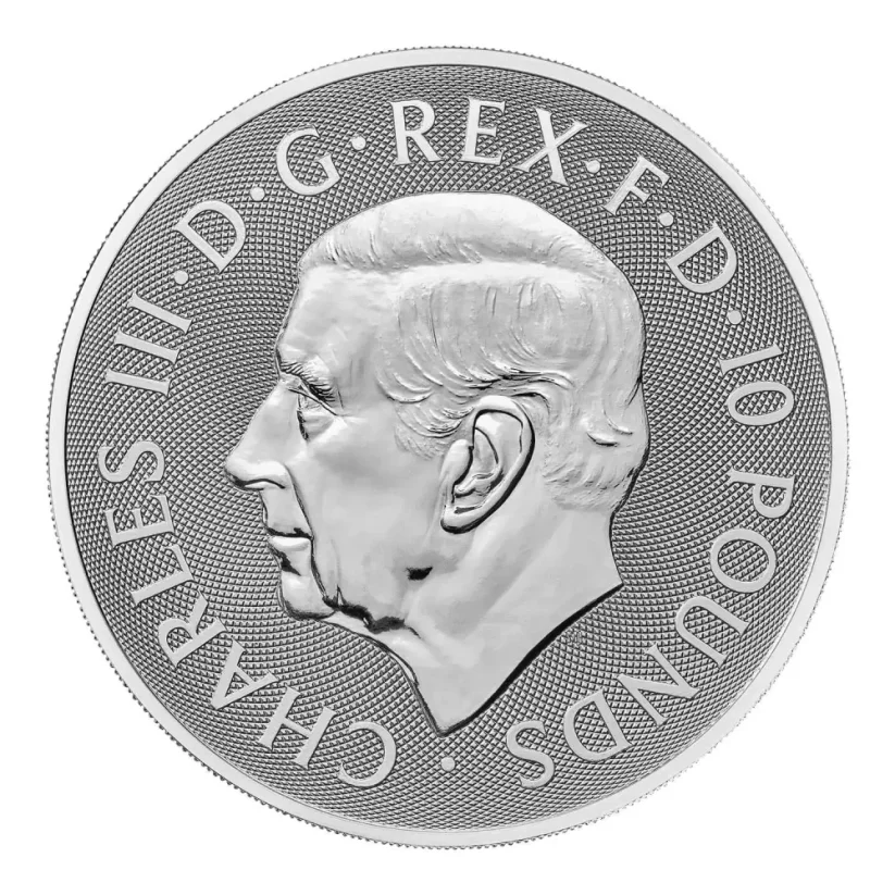 Stříbrná investiční mince Royal Dragon 10 Oz | Tudor Beasts | 2026